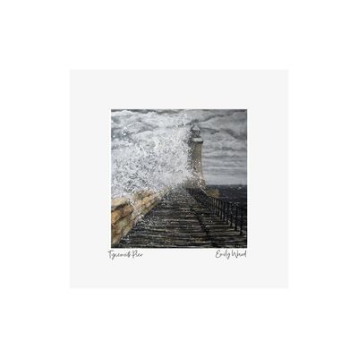Tynemouth Pier Square Open Edition Print Tynemouth Pier Square Open Edition Print