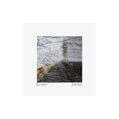 Tynemouth Pier Square Open Edition Print Tynemouth Pier Square Open Edition Print