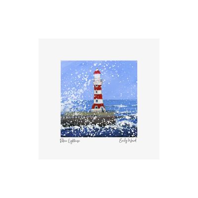 Roker Lighthouse Square Open Edition Print Roker Lighthouse Square Open Edition Print