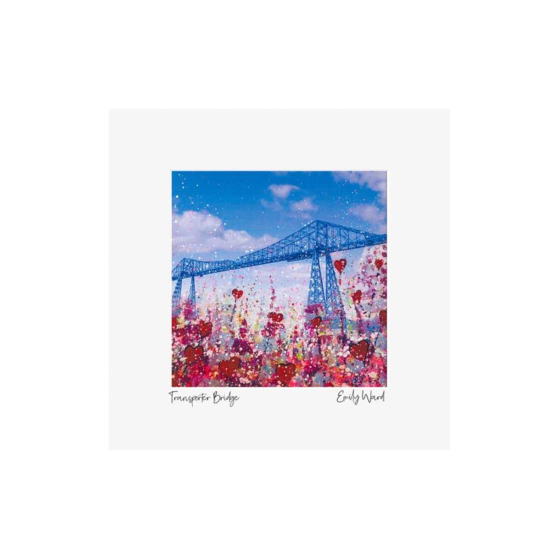 Transporter Bridge Square Open Edition Print Transporter Bridge Square Open Edition Print