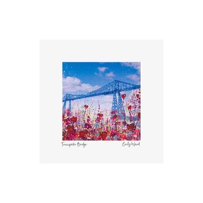 Transporter Bridge Square Open Edition Print Transporter Bridge Square Open Edition Print