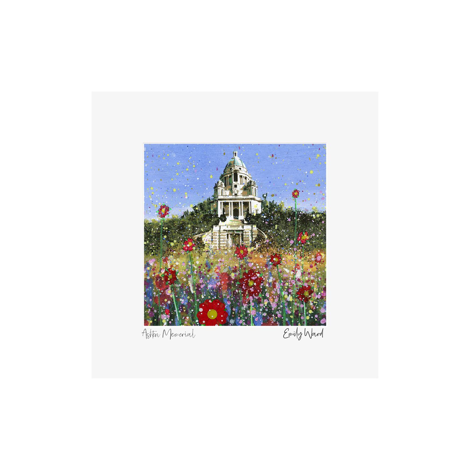Ashton Memorial Square Open Edition Print Ashton Memorial Square Open Edition Print