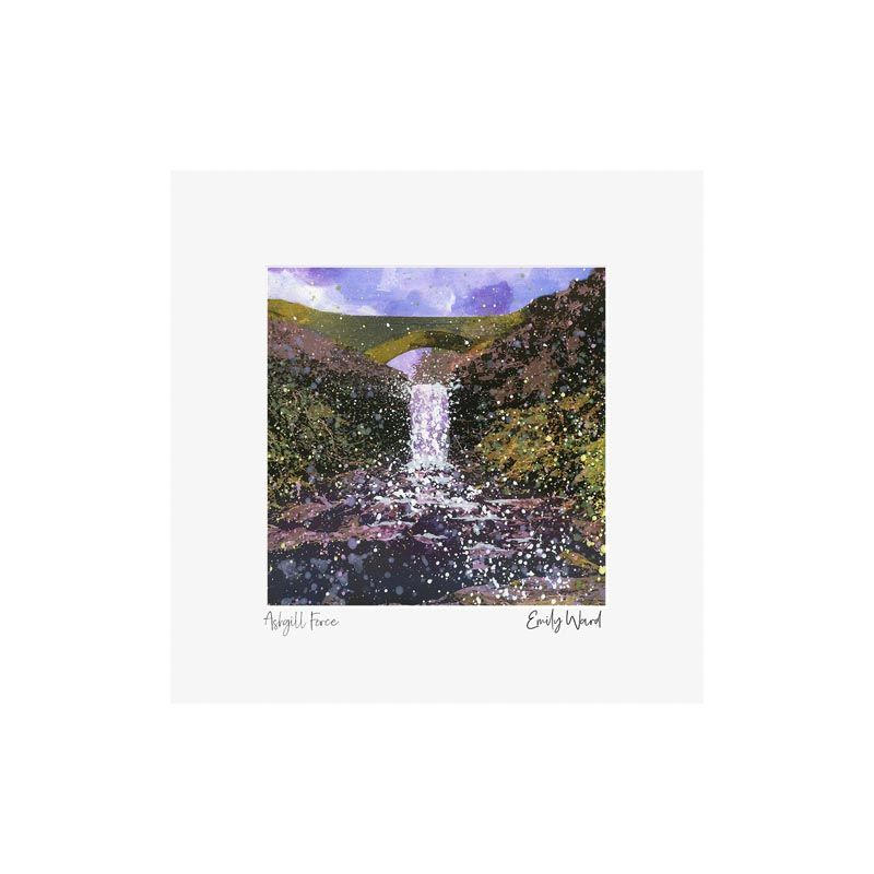 Garrigill Ashgill Force Square Open Edition Print Garrigill Ashgill Force Square Open Edition Print