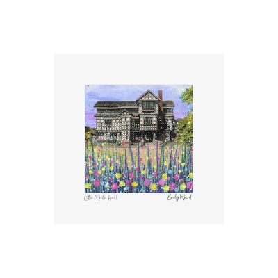 Little Moreton Hall Square Open Edition Print A4