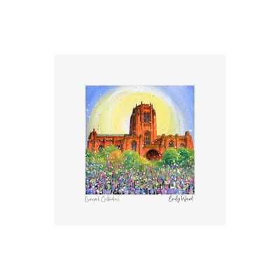 Liverpool Cathedral Square Open Edition Print Liverpool Cathedral Square Open Edition Print