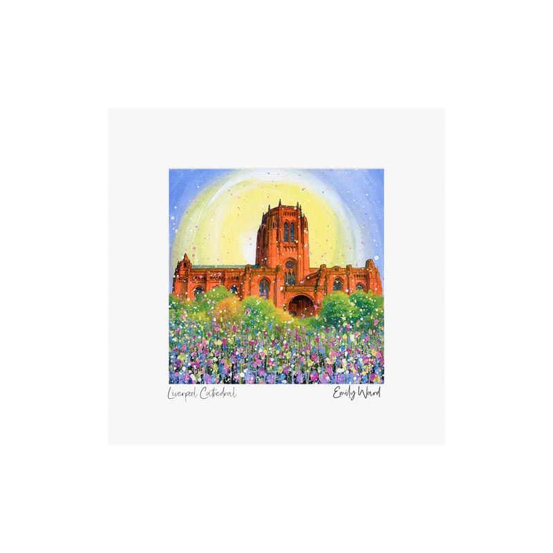 Liverpool Cathedral Square Open Edition Print Liverpool Cathedral Square Open Edition Print