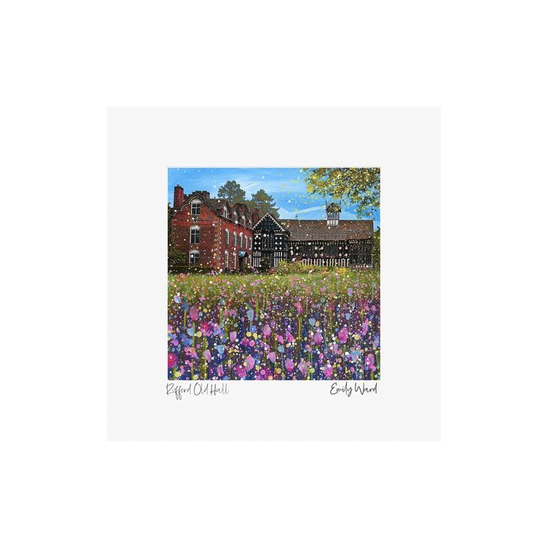 Rufford Old Hall Square Open Edition Print