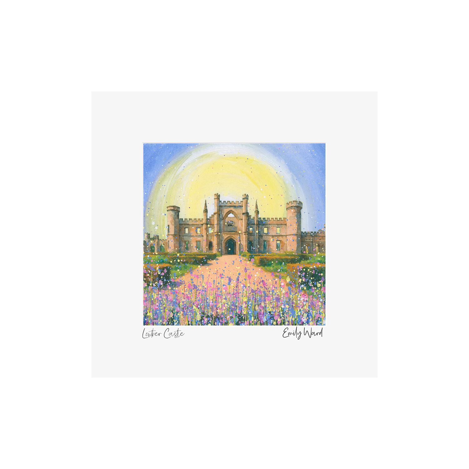 Lowther Castle Square Open Edition Print Lowther Castle Square Open Edition Print