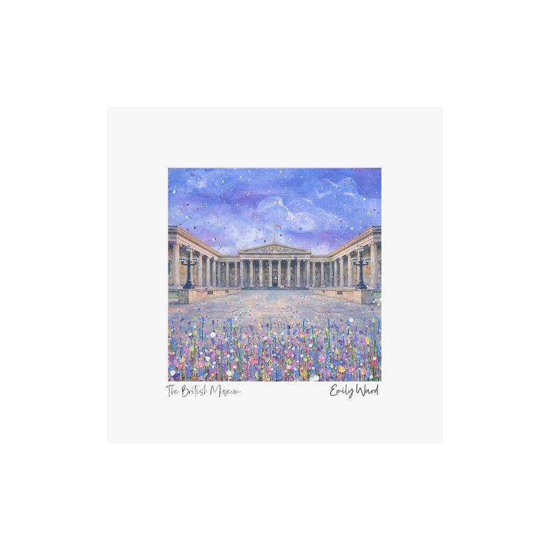 The British Museum Square Open Edition Print A4