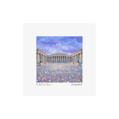 The British Museum Square Open Edition Print A4 The British Museum Square Open Edition Print A4