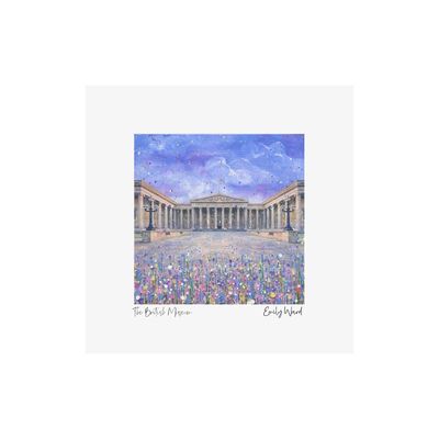 The British Museum Square Open Edition Print The British Museum Square Open Edition Print