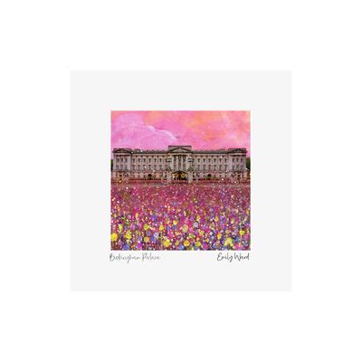 Buckingham Palace Square Open Edition Print A4