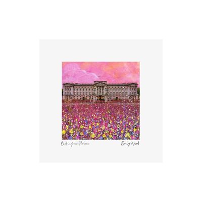 Buckingham Palace Square Open Edition Print Buckingham Palace Square Open Edition Print