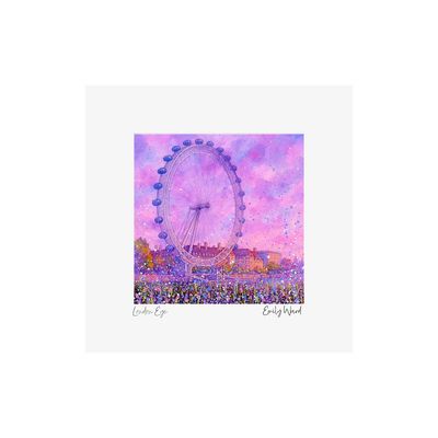 London Eye Square Open Edition Print A4 London Eye Square Open Edition Print A4