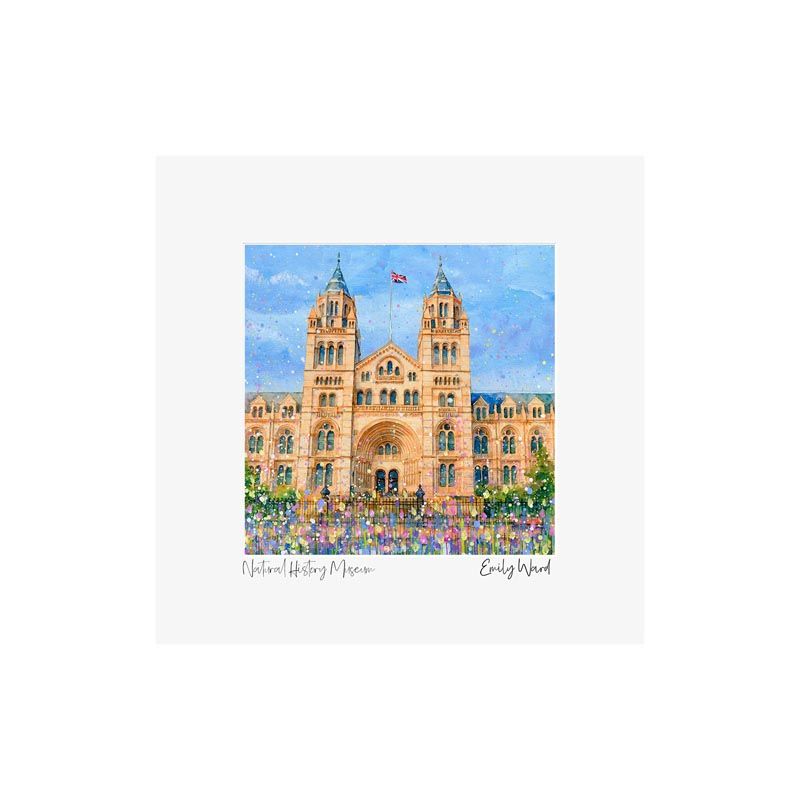 Natural History Museum Square Open Edition Print A4 Natural History Museum Square Open Edition Print A4