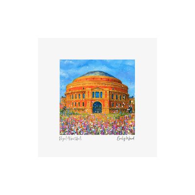 Royal Albert Hall Square Open Edition Print A4