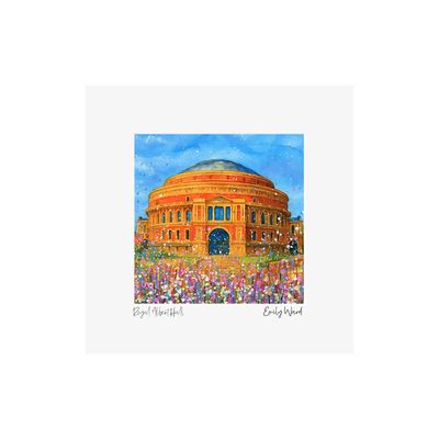 Royal Albert Hall Square Open Edition Print Royal Albert Hall Square Open Edition Print