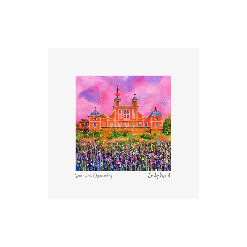 Royal Observatory, Greenwich Square Open Edition Print