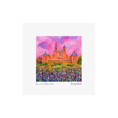 Royal Observatory, Greenwich Square Open Edition Print Royal Observatory, Greenwich Square Open Edition Print