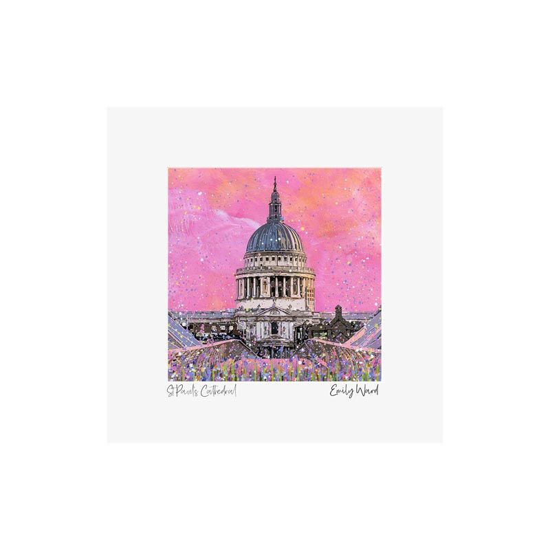 St Paul's Cathedral Square Open Edition Print St Paul's Cathedral Square Open Edition Print