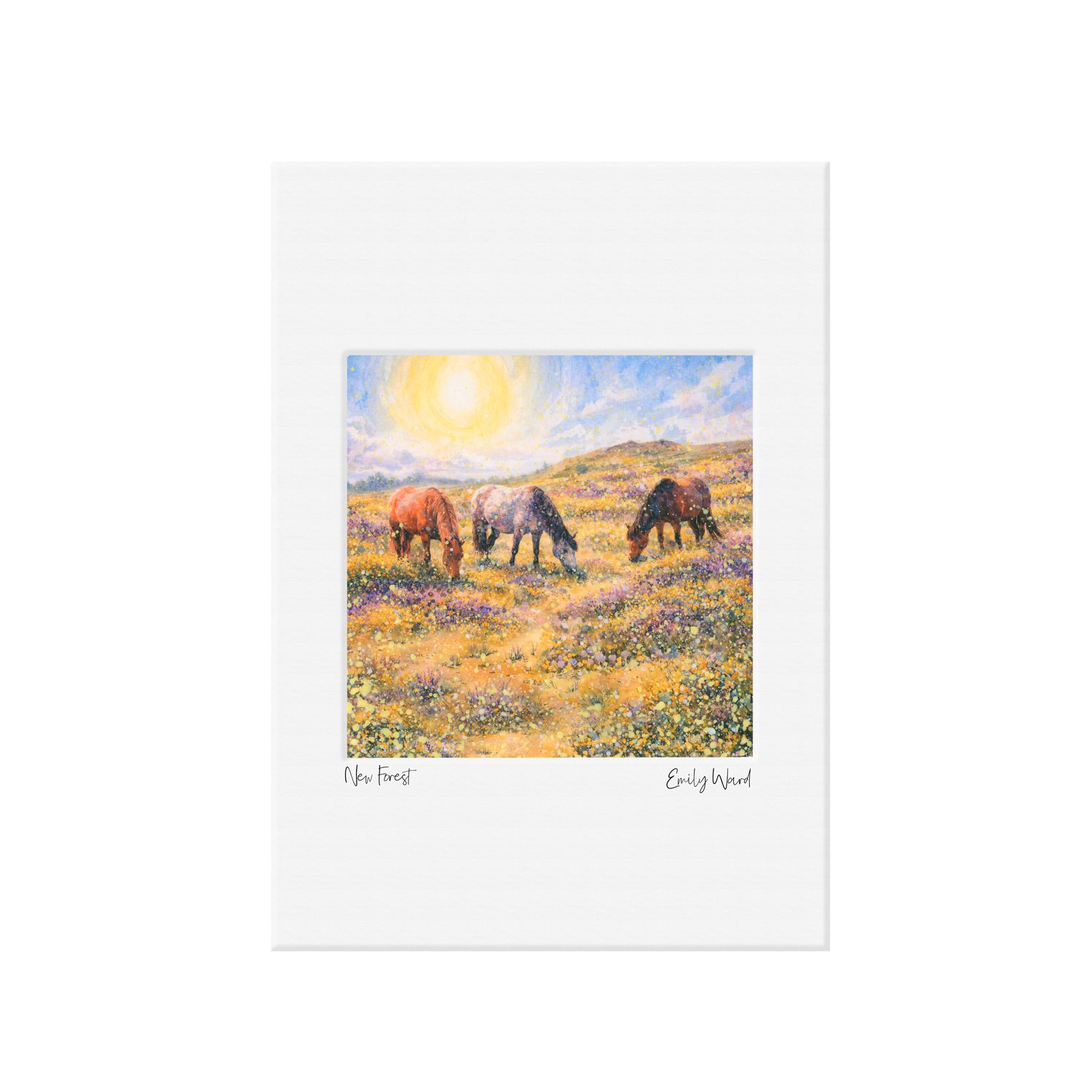 New Forest Open Edition Print A4