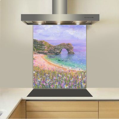 Art - Glass Kitchen Splashback - Durdle Door