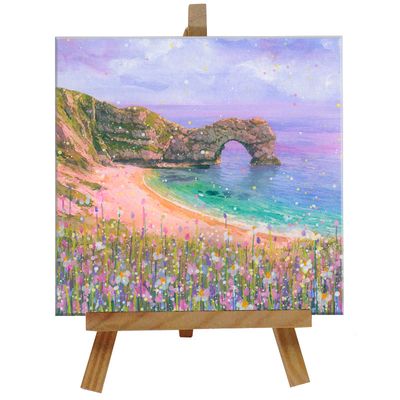 Durdle Door Tile with Easel