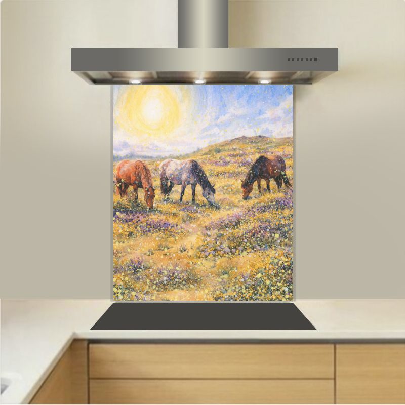 Art - Glass Kitchen Splashback - New Forest