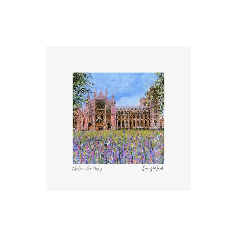 Westminster Abbey Square Open Edition Print