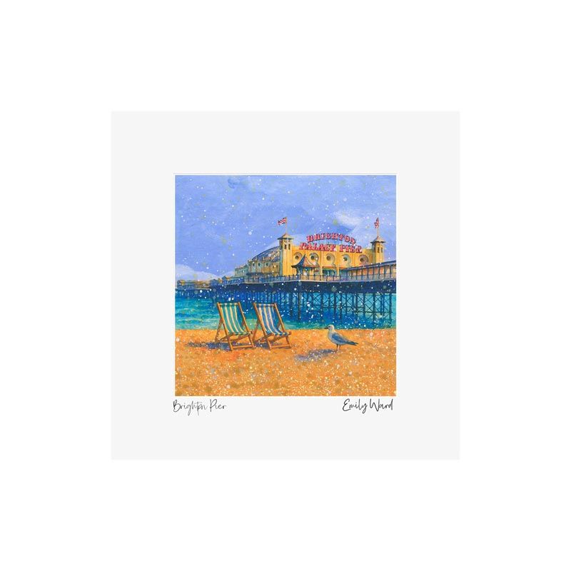 Brighton Pier Square Open Edition Print