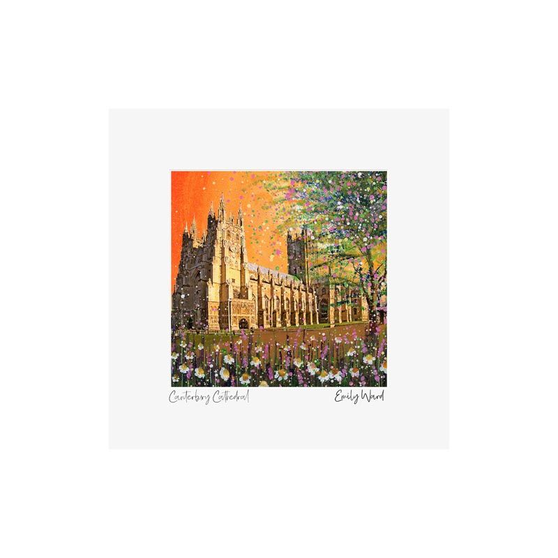 Canterbury Cathedral Square Open Edition Print Canterbury Cathedral Square Open Edition Print