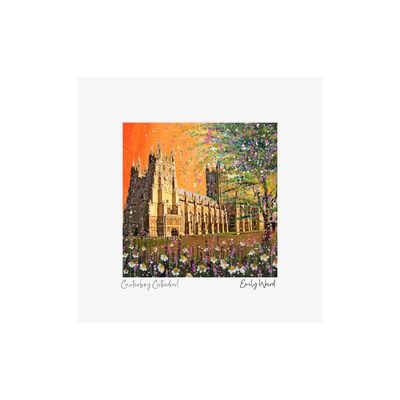 Canterbury Cathedral Square Open Edition Print Canterbury Cathedral Square Open Edition Print