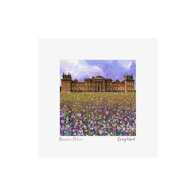 Blenheim Palace Square Open Edition Print A4