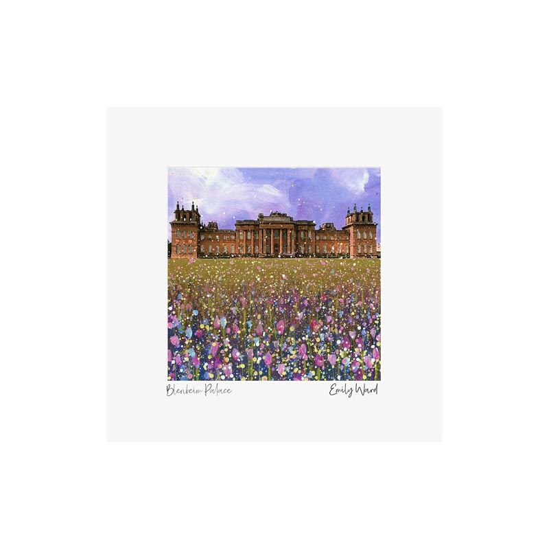 Blenheim Palace Square Open Edition Print Blenheim Palace Square Open Edition Print