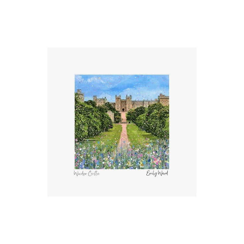 Windsor Castle Square Open Edition Print Windsor Castle Square Open Edition Print