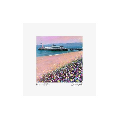 Bournemouth Pier Square Open Edition Print Bournemouth Pier Square Open Edition Print