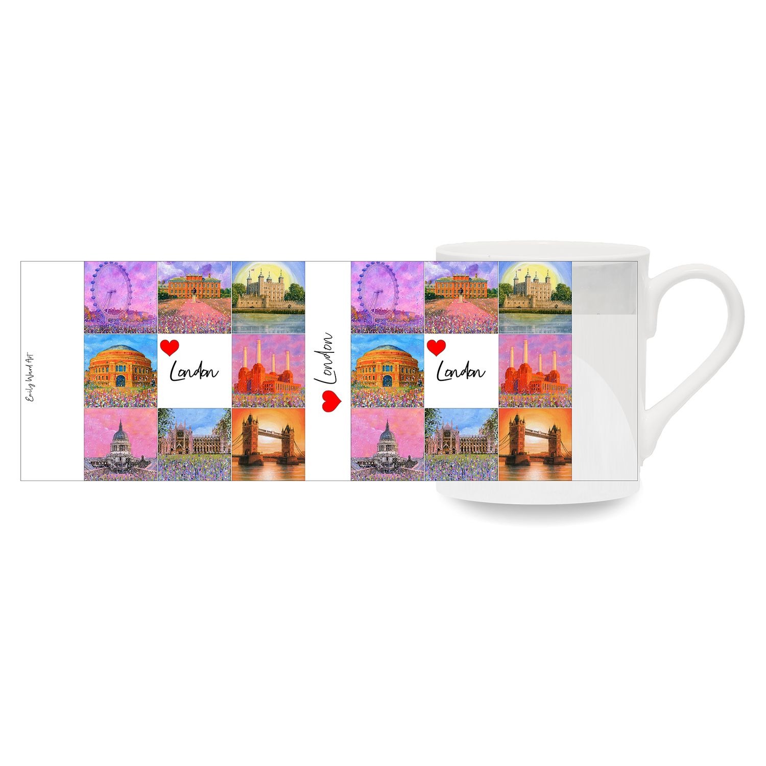 Love London Bone China Cup