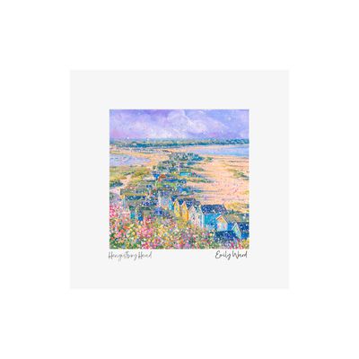 Hengistbury Head Square Open Edition Print A4 Hengistbury Head Square Open Edition Print A4
