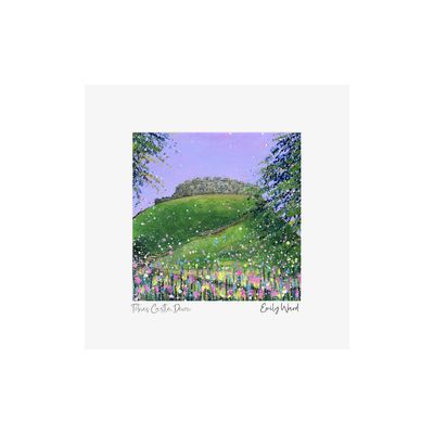 Totnes Castle Square Open Edition Print
