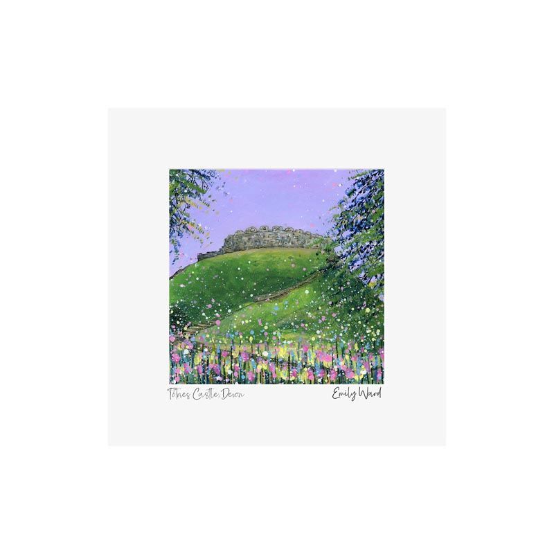 Totnes Castle Square Open Edition Print