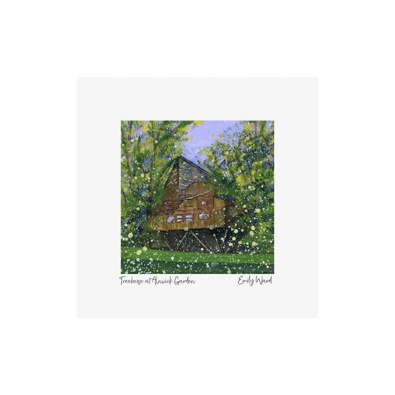 The Treehouse at Alnwick Garden Square Open Edition Print The Treehouse at Alnwick Garden Square Open Edition Print