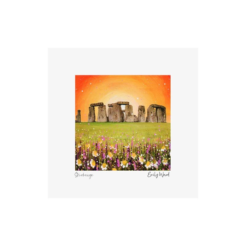 Stonehenge Square Open Edition Print Stonehenge Square Open Edition Print
