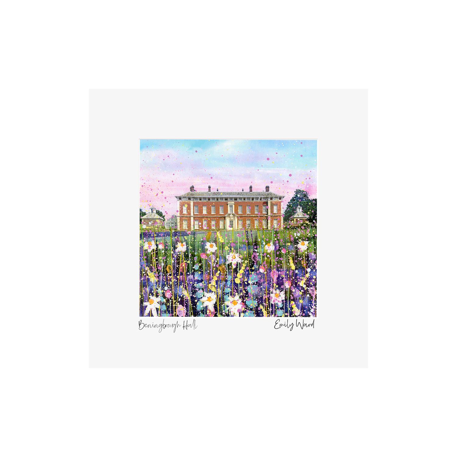 Beningbrough Square Open Edition Print Beningbrough Square Open Edition Print
