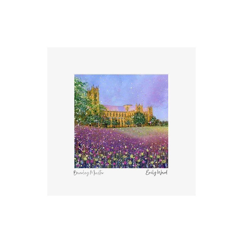 Beverley Minster Square Open Edition Print Beverley Minster Square Open Edition Print