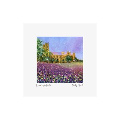 Beverley Minster Square Open Edition Print Beverley Minster Square Open Edition Print