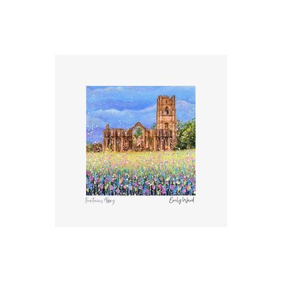Fountains Abbey Square Open Edition Print Fountains Abbey Square Open Edition Print