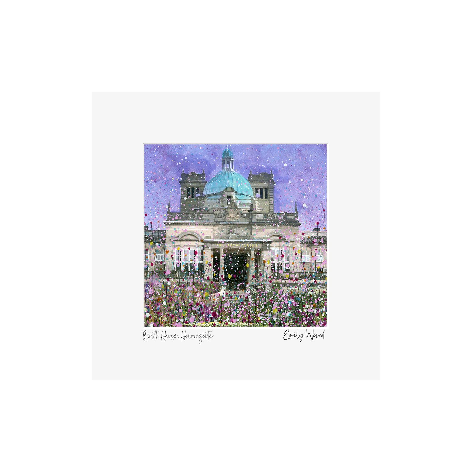 Harrogate Royal Baths Square Open Edition Print