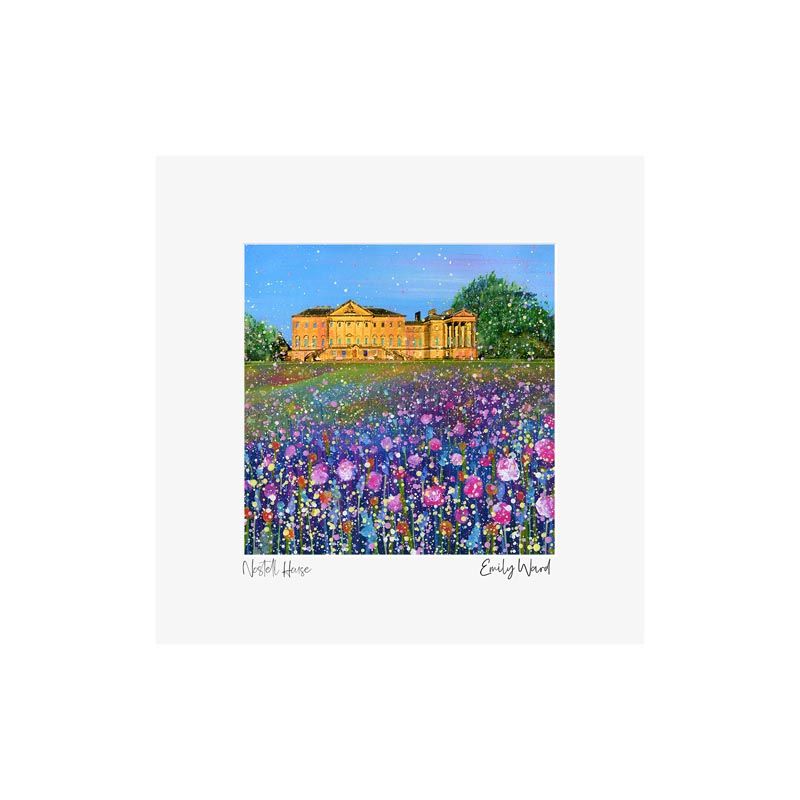 Nostell Hall Square Open Edition Print Nostell Hall Square Open Edition Print