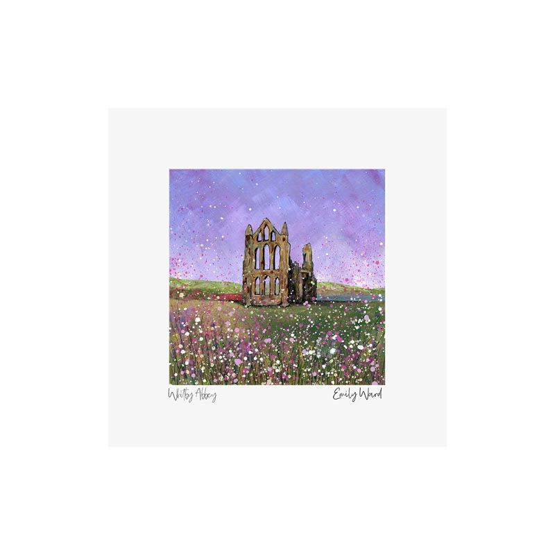 Whitby Abbey Square Open Edition Print Whitby Abbey Square Open Edition Print
