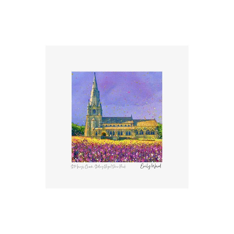 St Mary's Church, Fountains Abbey Square Open Edition Print